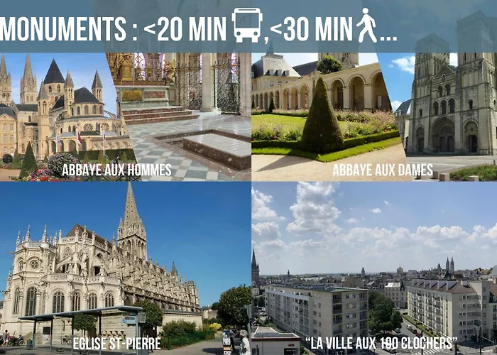 Apartamento Belle Vaucelles • Rénové Et Design • Parking, Wifi